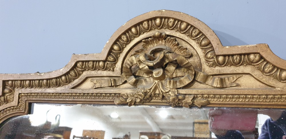 Large Engish Gilt Overmantle Mirror View IV
