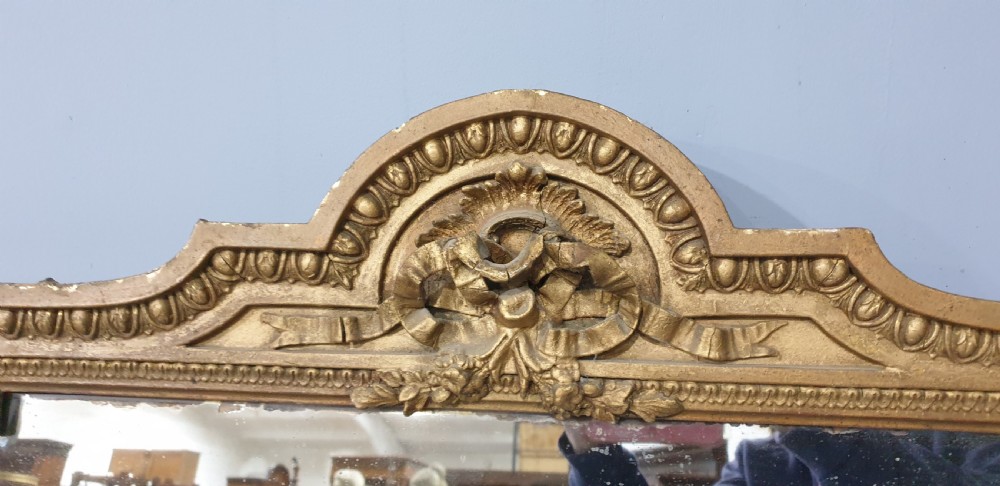 Large Engish Gilt Overmantle Mirror View VII