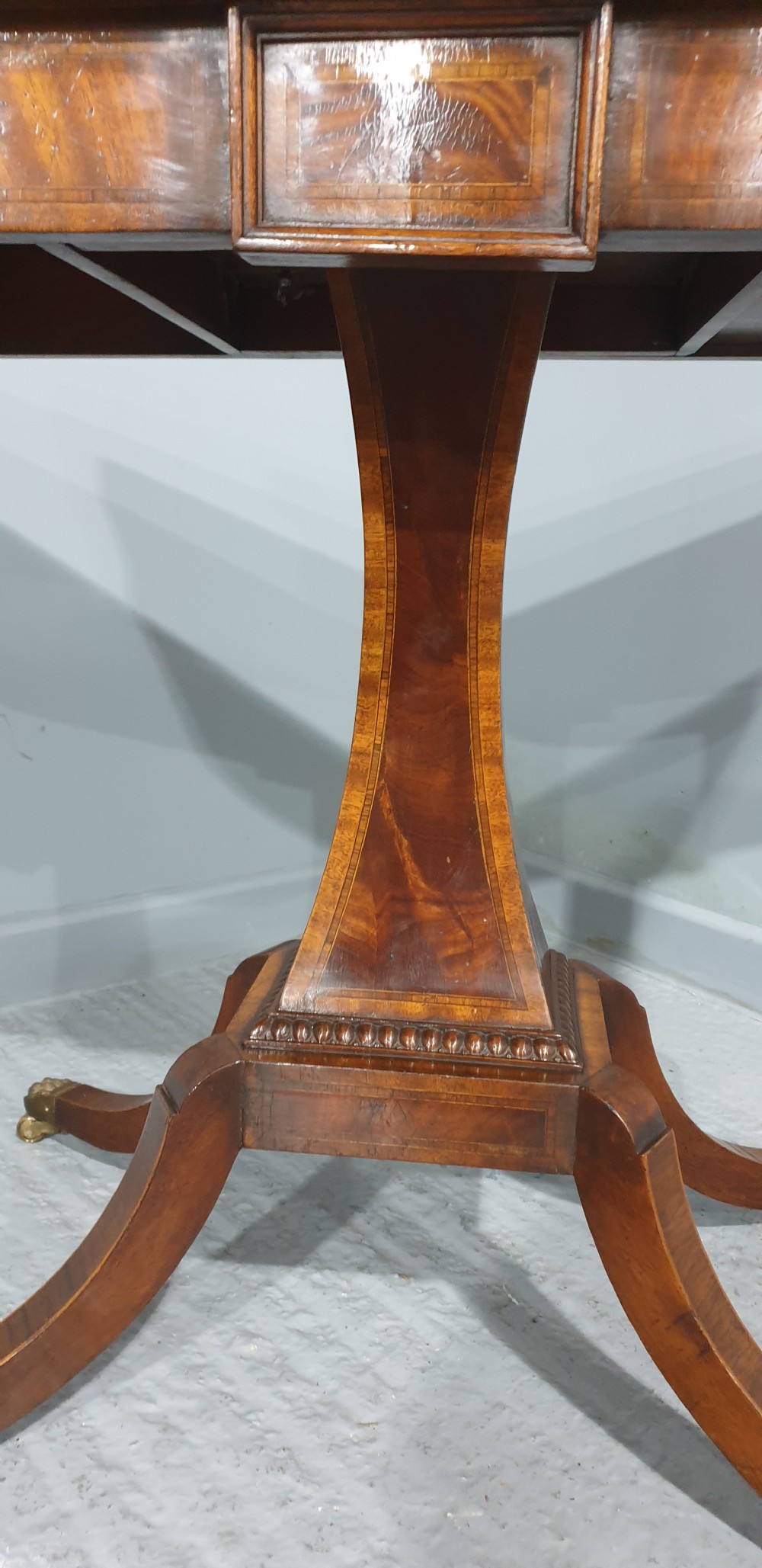 Fine Inlaid Mahogany Card Games Table View IV