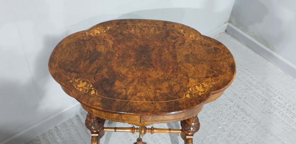 Super Burr Walnut Sewing Box View VI