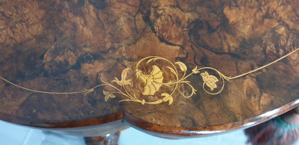 Super Burr Walnut Sewing Box View VII
