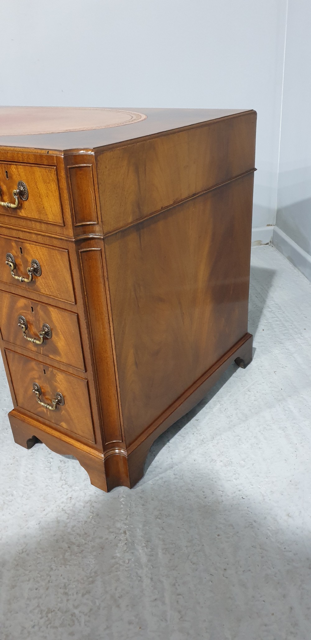 Superb Mahogany Pedestal Desk View IV
