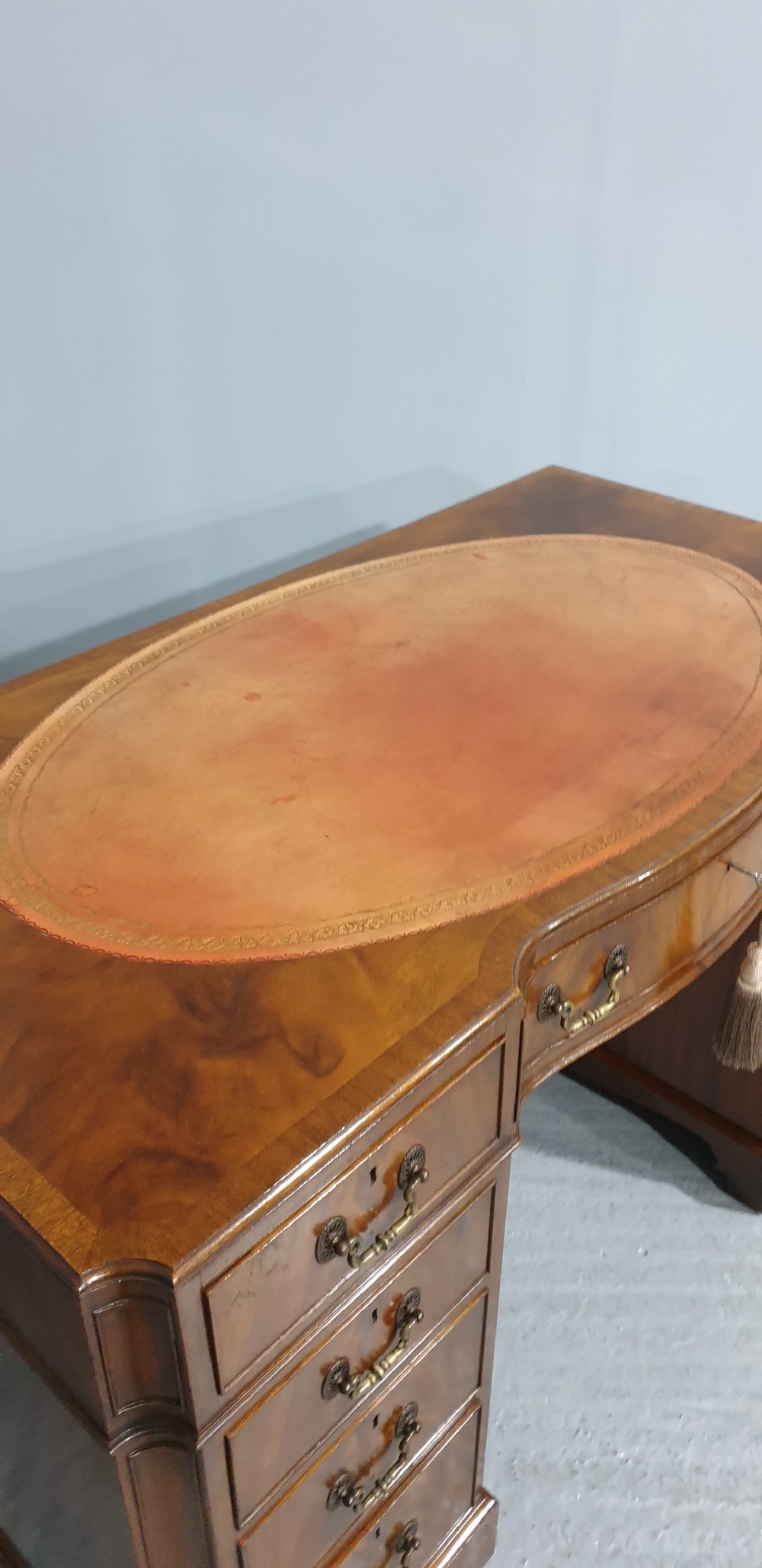 Superb Mahogany Pedestal Desk View VII