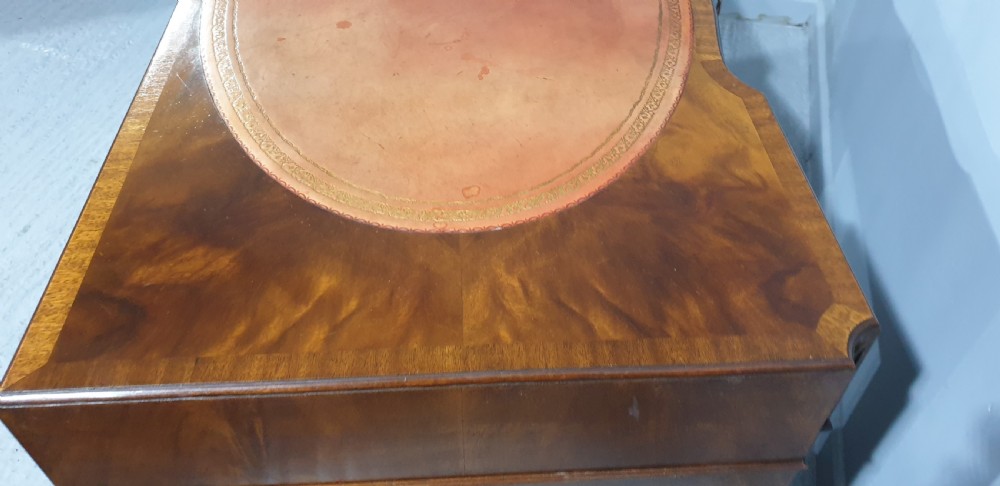 Superb Mahogany Pedestal Desk View XV