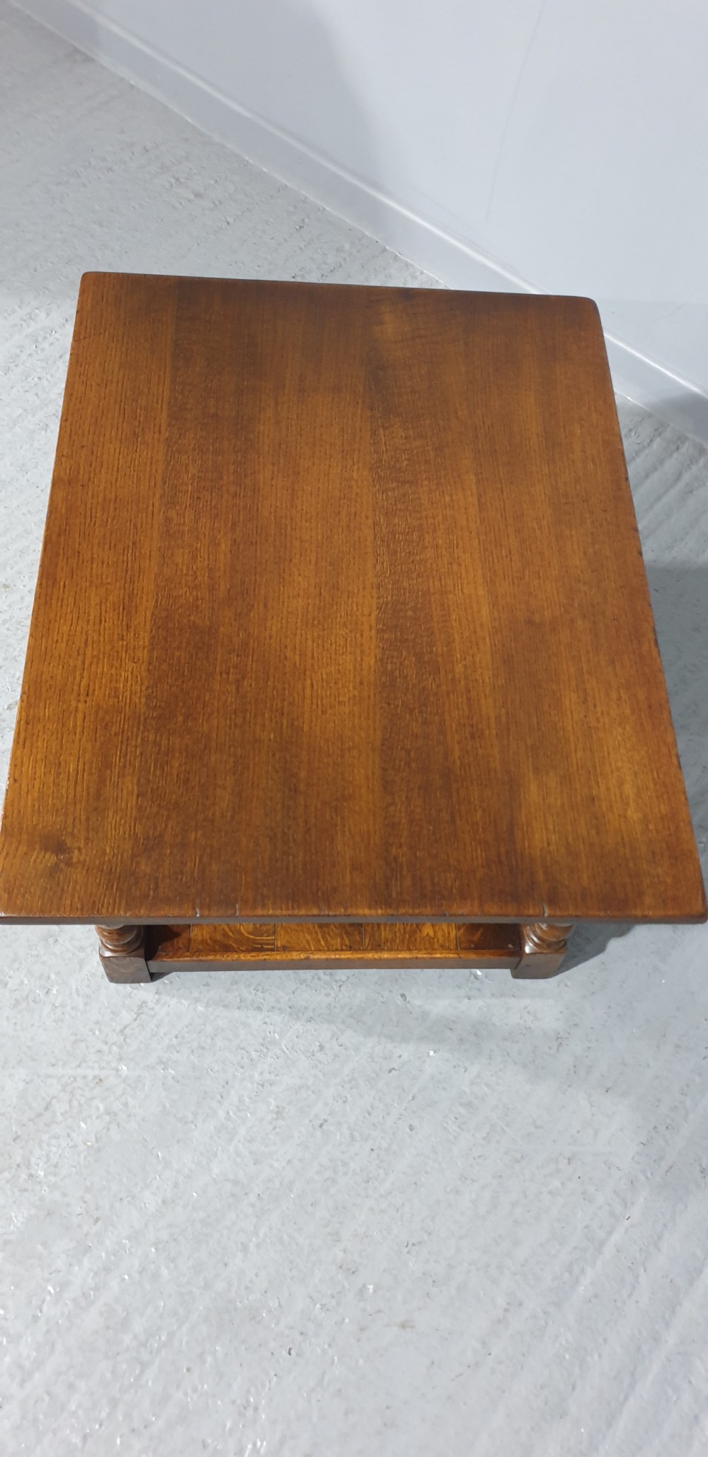 Solid Oak Plank Coffee Table View II