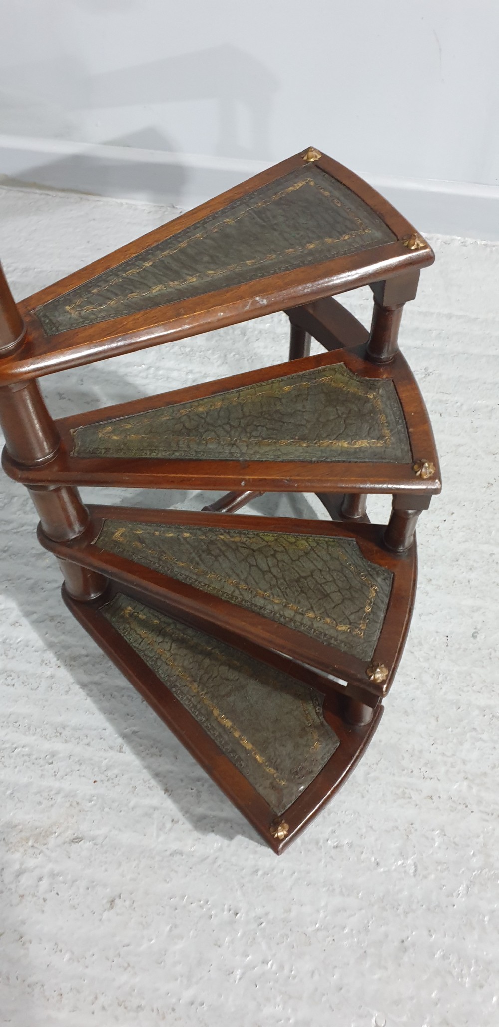Mahogany Library Steps View III