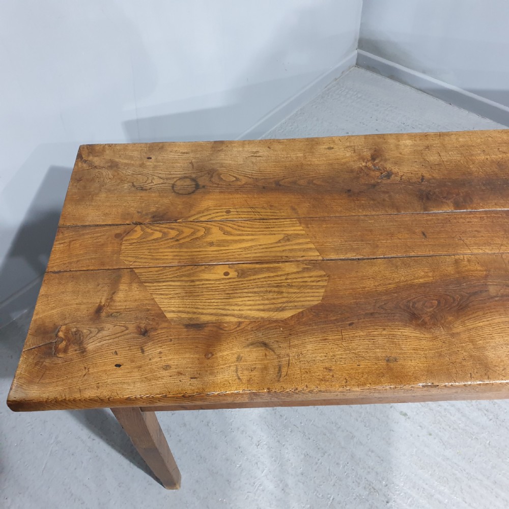 Huge Elm Kitchen Dining Table View IV