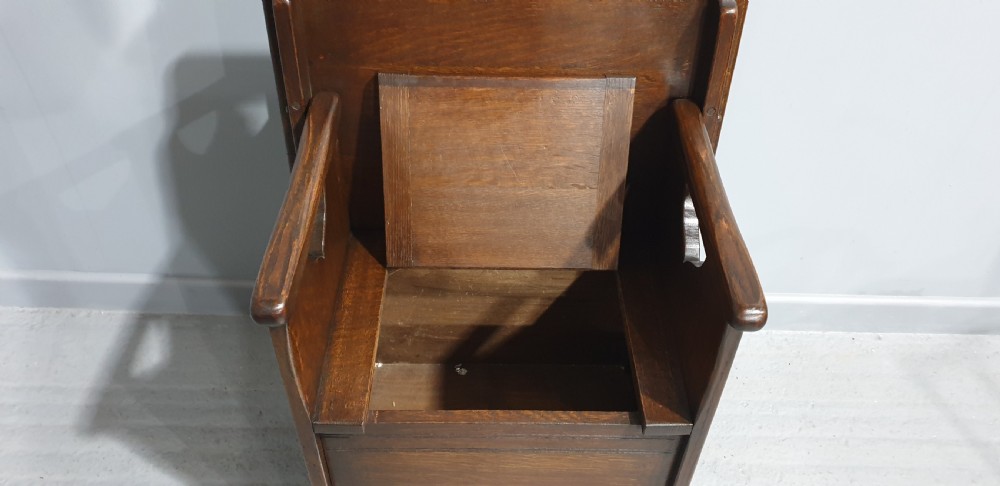Oak Monks Bench of Small Proportions View V