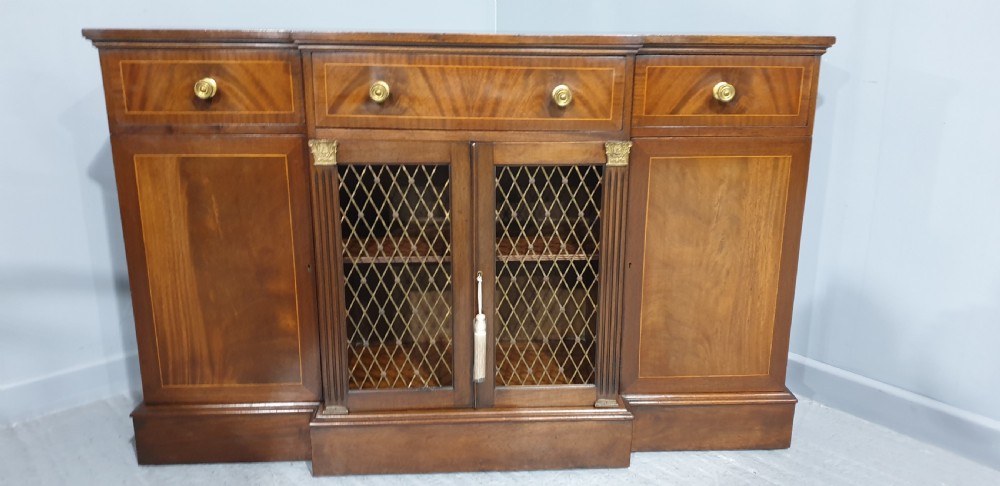Regency Mahogany Breakfront Sideboard View II