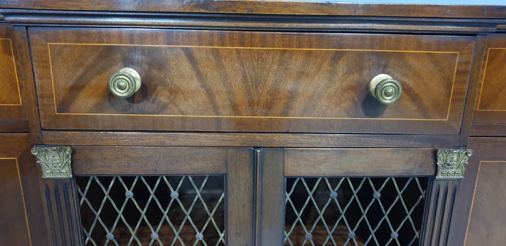 Regency Mahogany Breakfront Sideboard View III