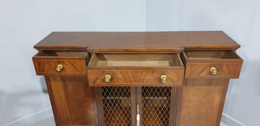 Regency Mahogany Breakfront Sideboard View VI