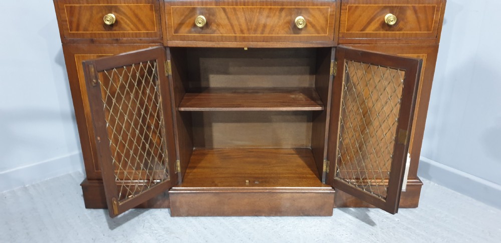Regency Mahogany Breakfront Sideboard View VII