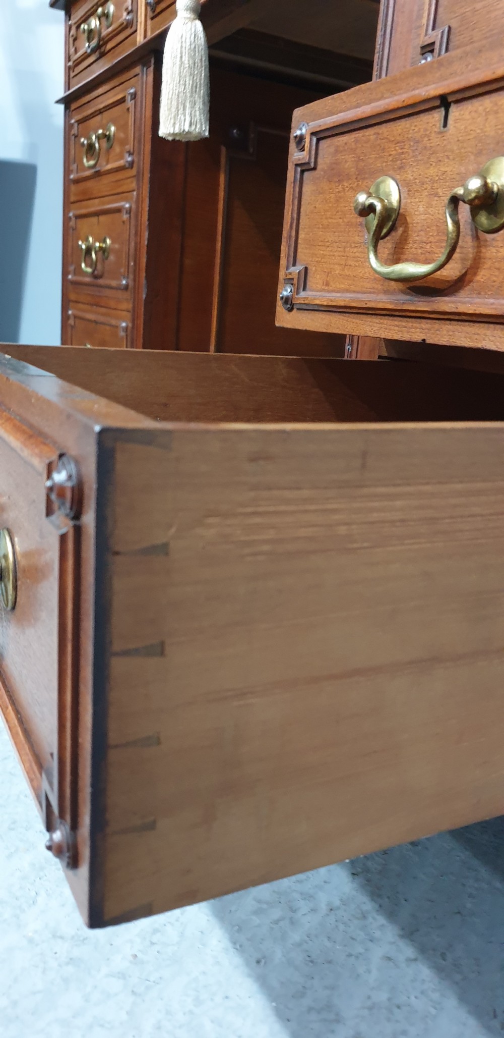 Superb Mahogany Pedestal Desk View IV