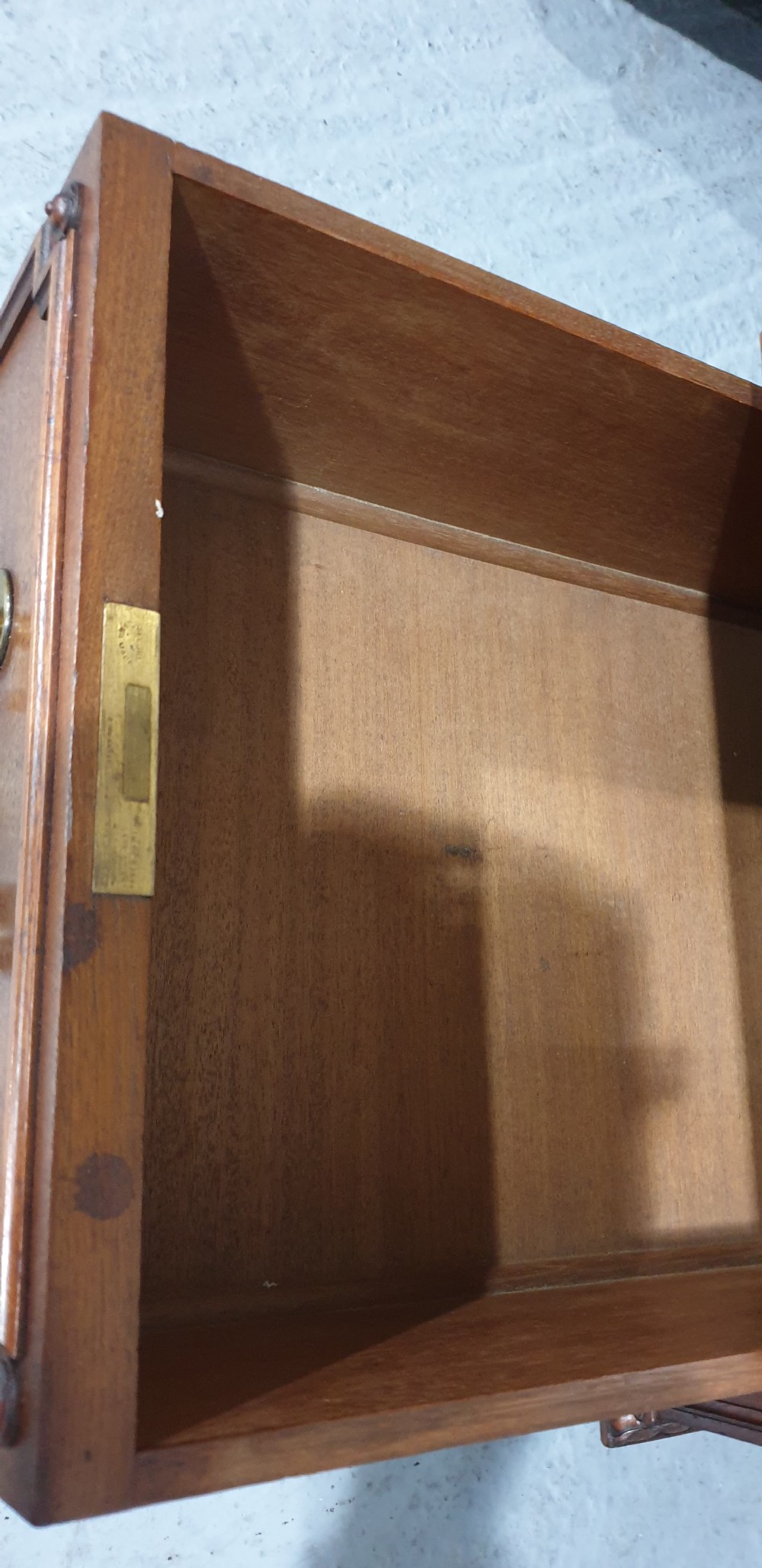 Superb Mahogany Pedestal Desk View V