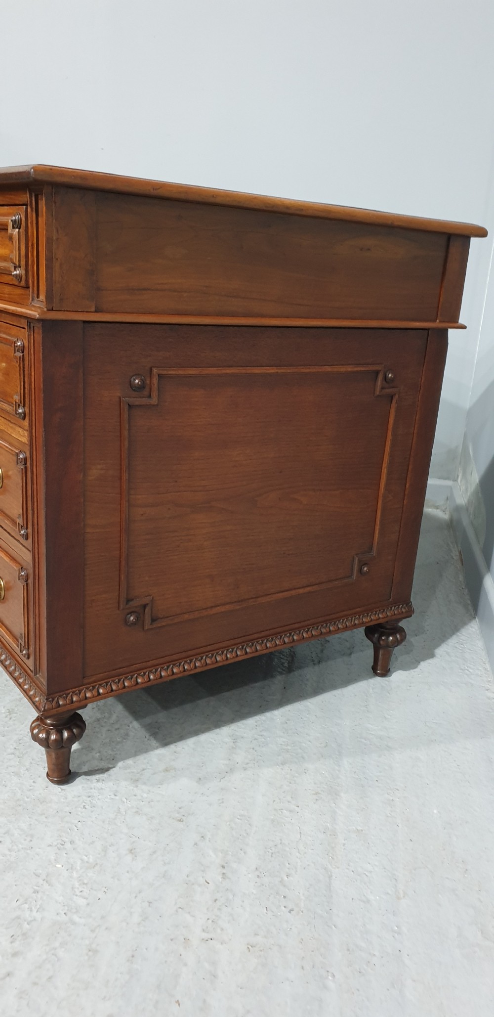 Superb Mahogany Pedestal Desk View VI