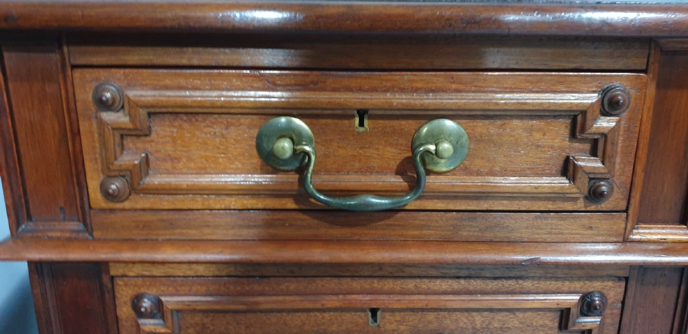 Superb Mahogany Pedestal Desk View XI