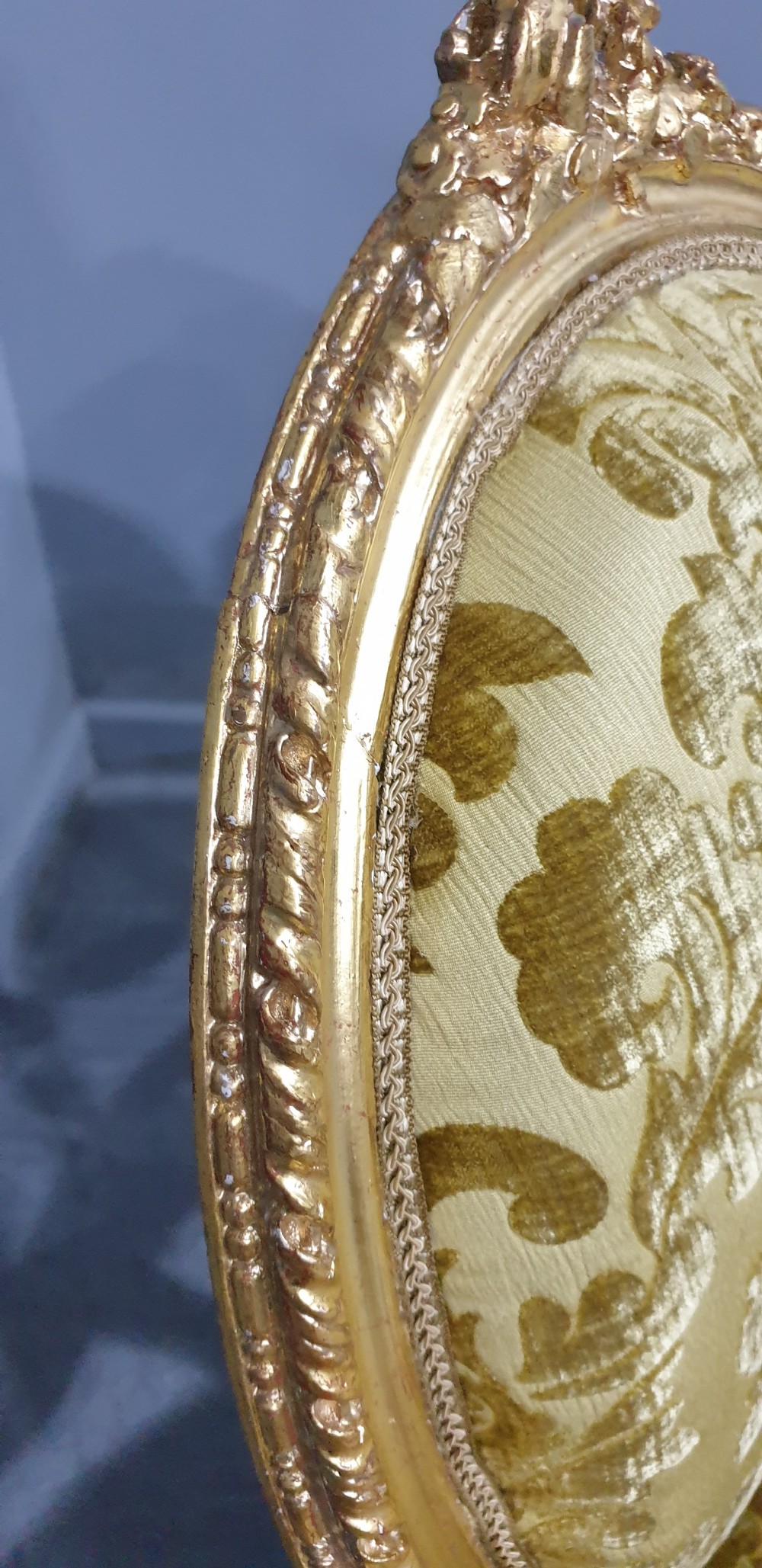 Outstanding French Gilt Sofa View XVII