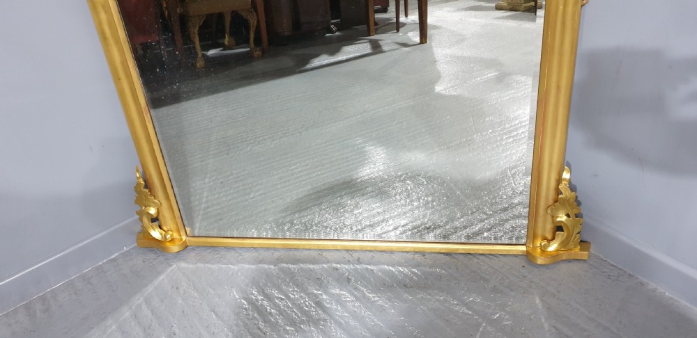 English Gilt Overmantle Mirror View VII