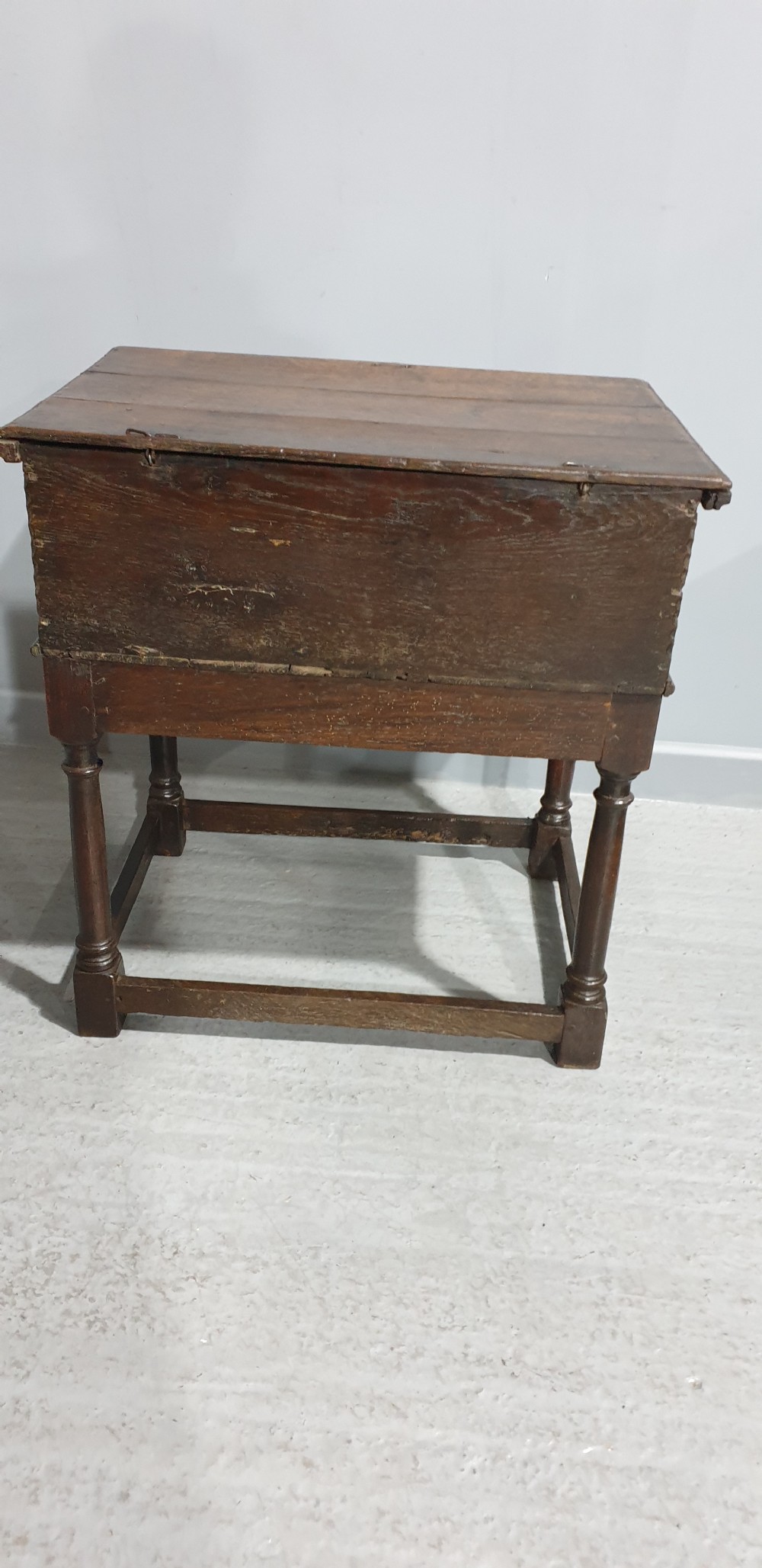 Wonderful Inlaid Oak Bible Box View XIV
