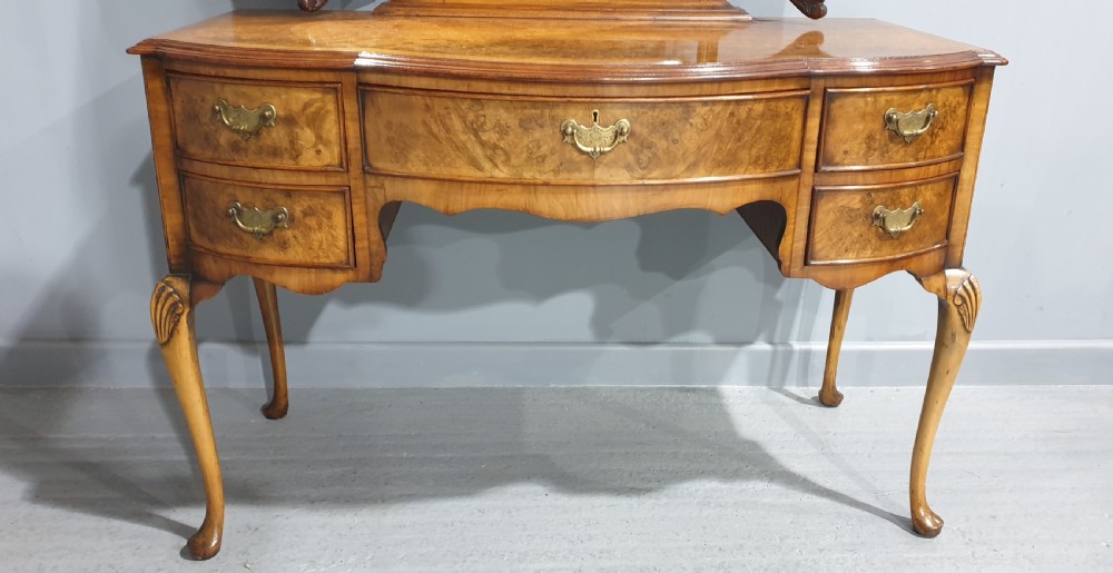 Super Burr Walnut Dressing Table View IV
