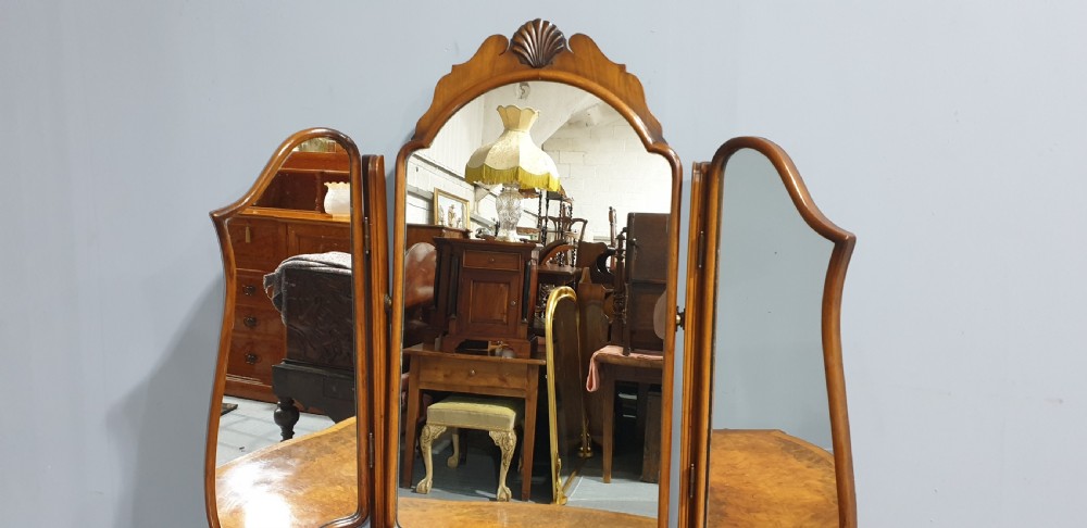 Super Burr Walnut Dressing Table View V