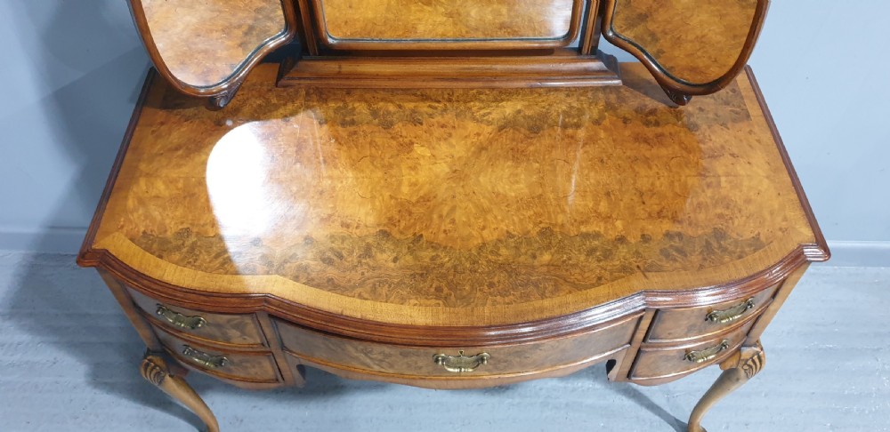 Super Burr Walnut Dressing Table View VI
