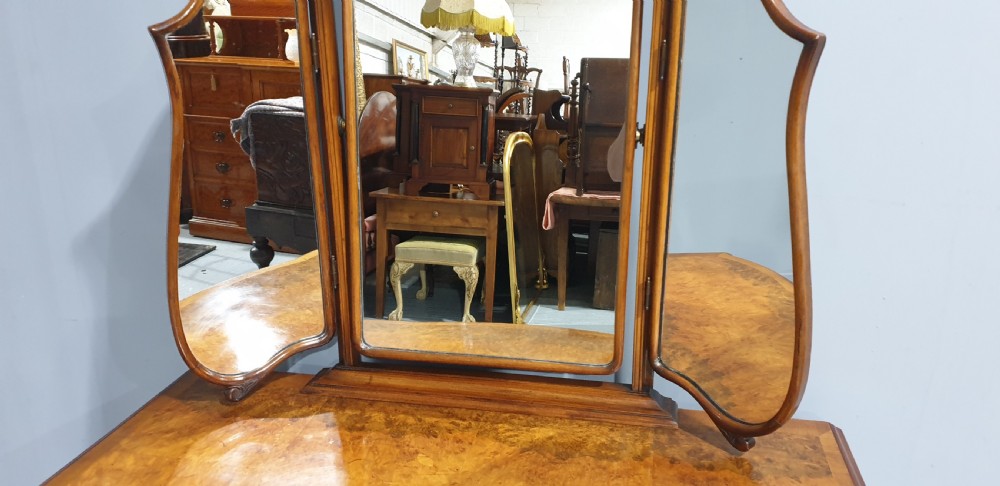 Super Burr Walnut Dressing Table View VII