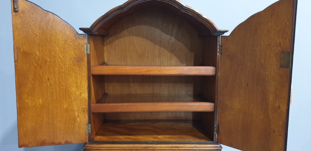 Fine Burr Walnut  Linen Press View VII