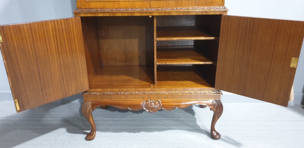 Excellent Quality Burr Walnut Drinks Cabinet View XII