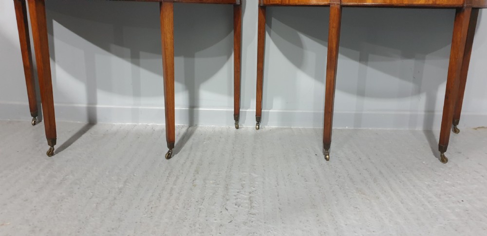 Superb Pair Regency Mahogany Console Tables View II