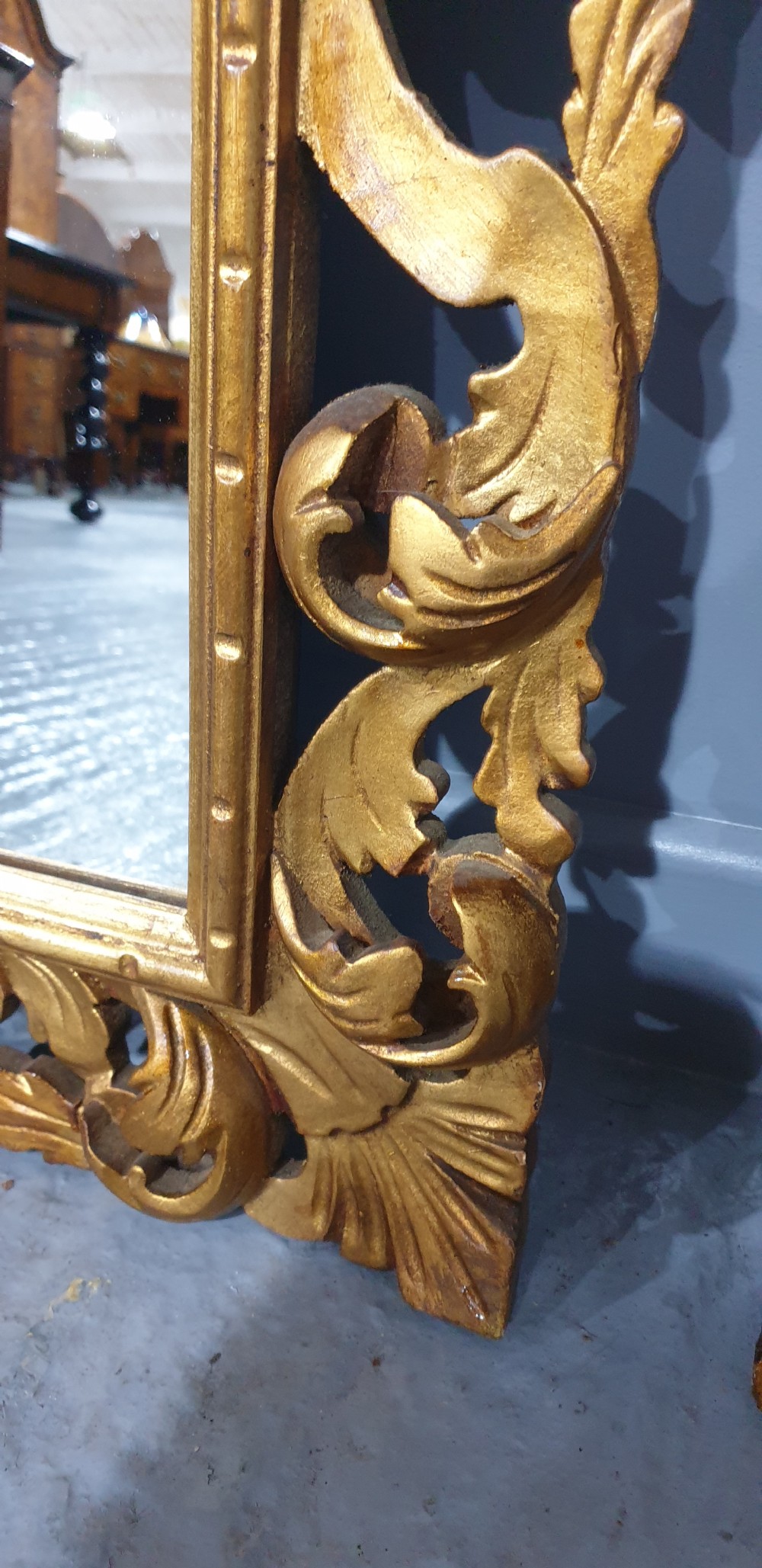 Excellent Pair Gilt Wall Mirrors View V