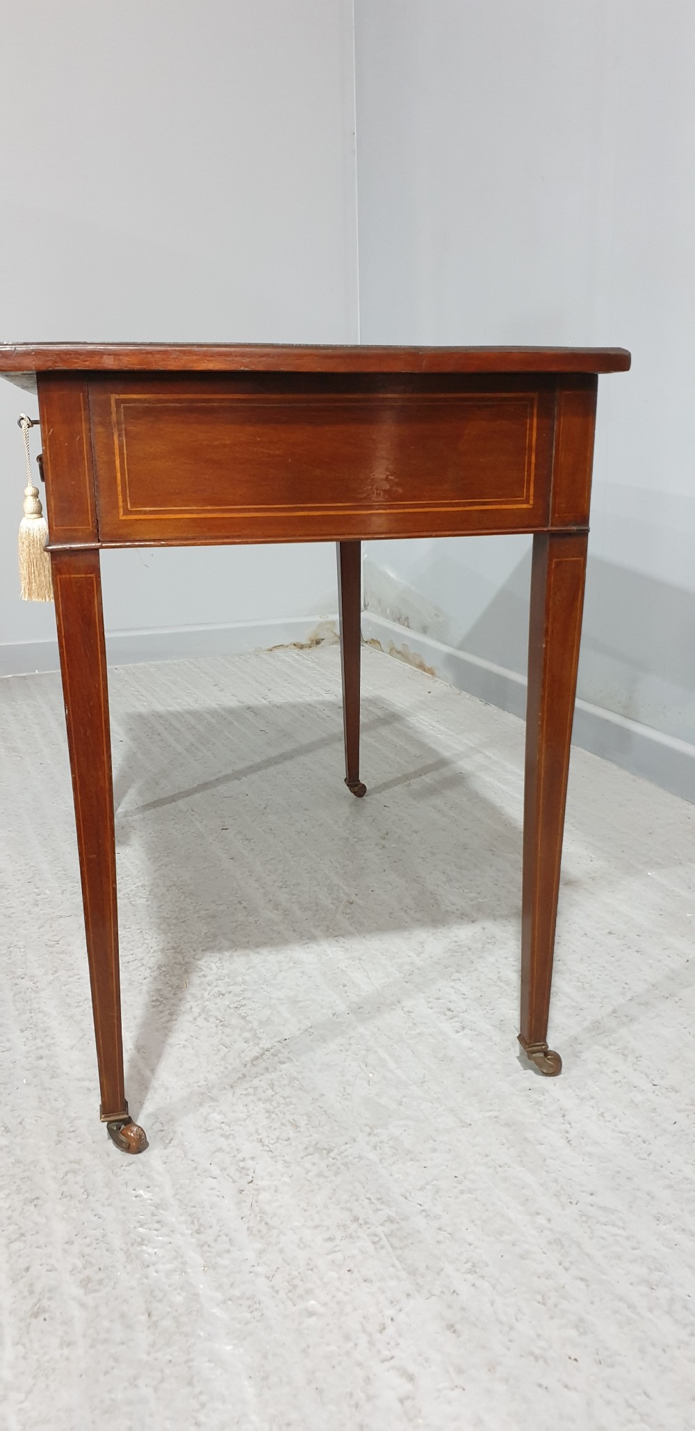 Pretty Mahogany Inlaid Writing Desk View VIII