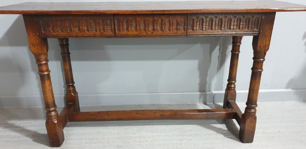 Super Quality Oak Console Hall Table View II
