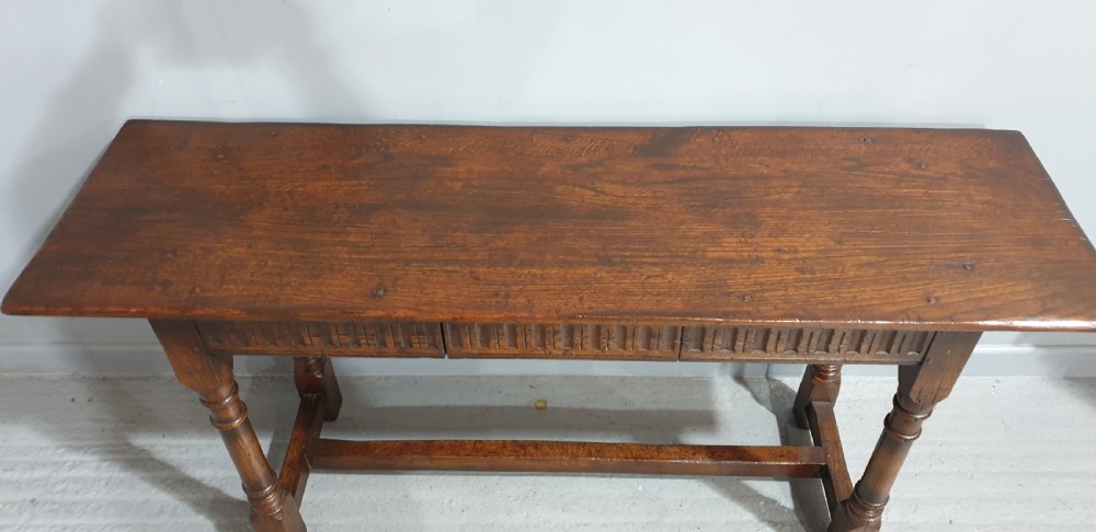 Super Quality Oak Console Hall Table View III