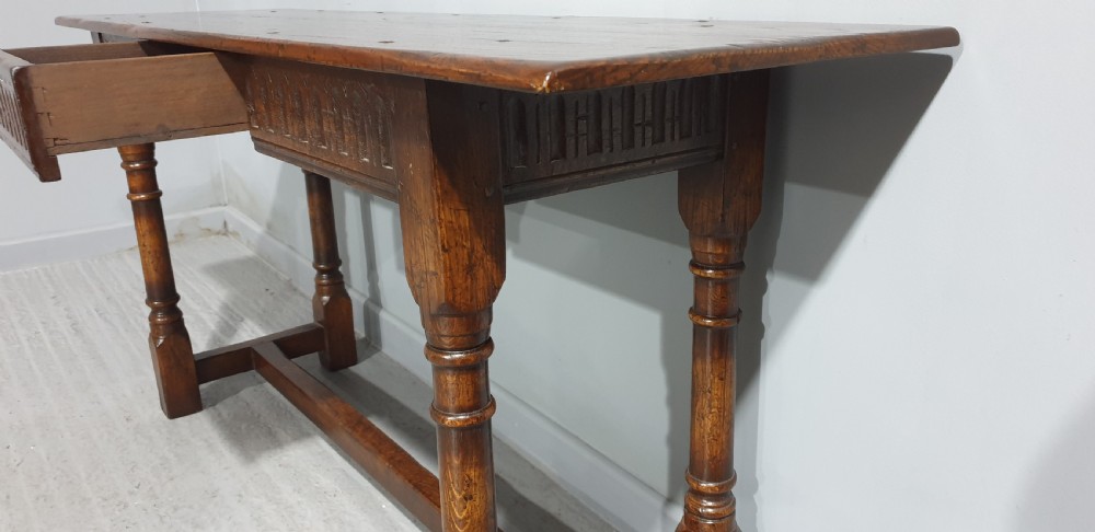 Super Quality Oak Console Hall Table View IX