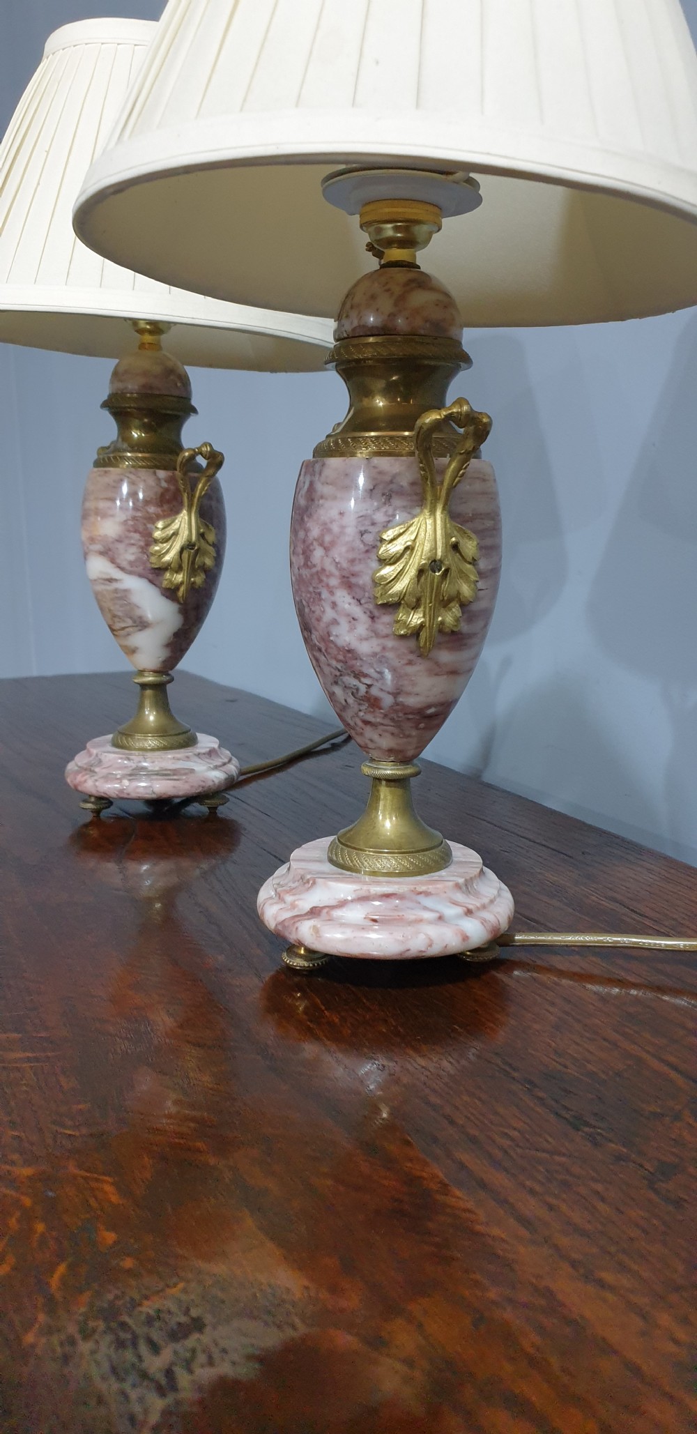 Super Pair Marble Table Lamps View VI