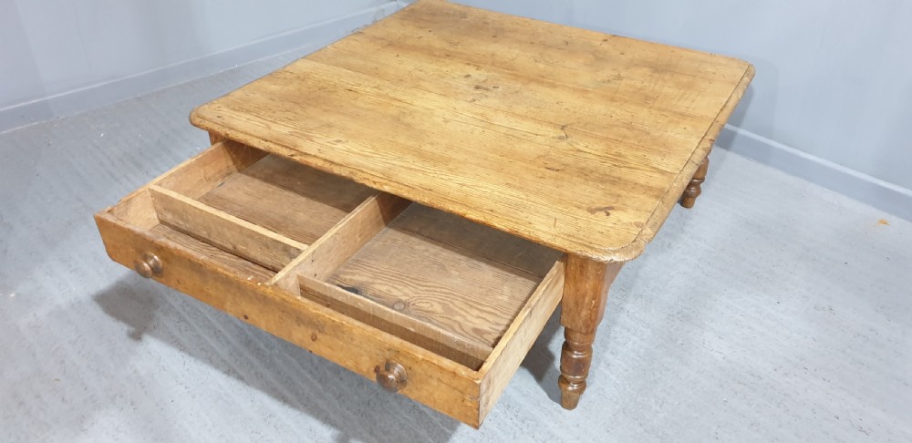 Victorian Pine Coffee Table View V