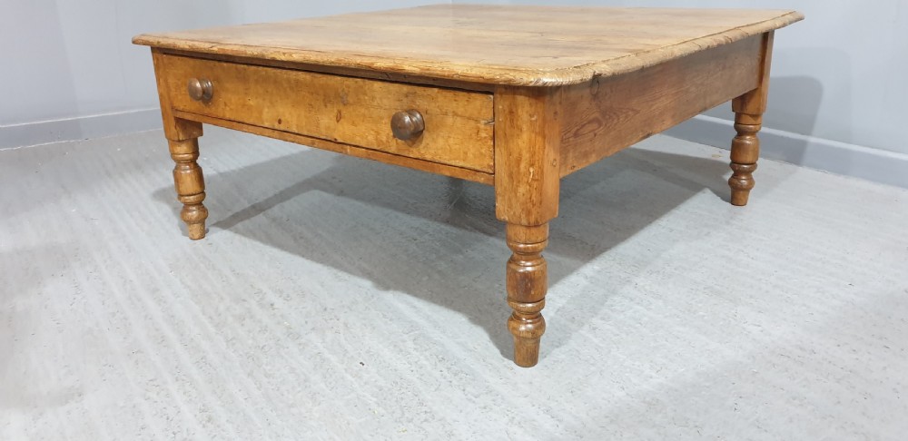 Victorian Pine Coffee Table View VIII