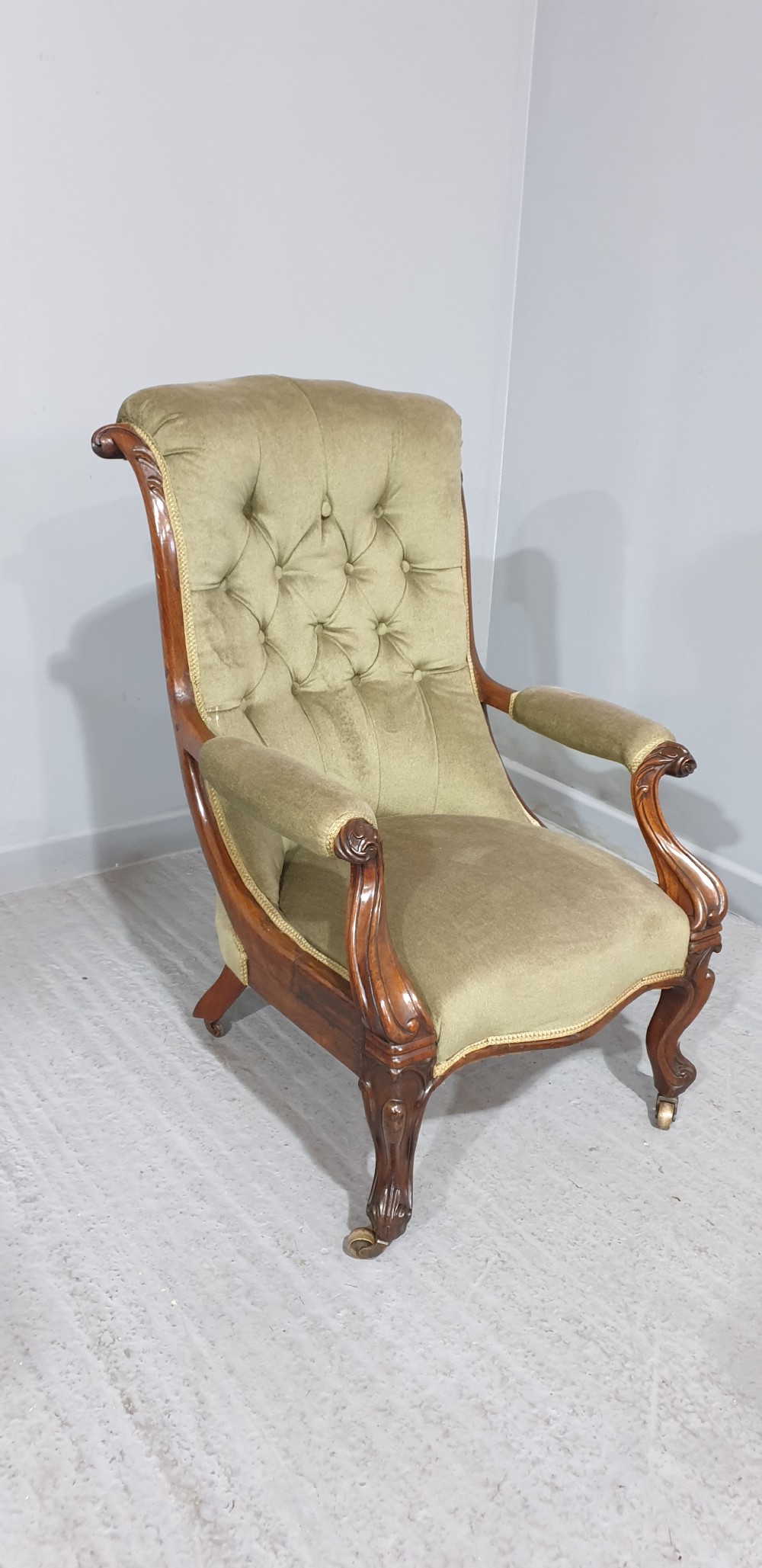 Very Nice Regency Library Armchair View III
