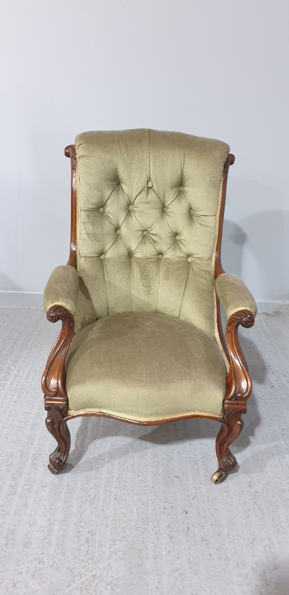 Very Nice Regency Library Armchair View IV