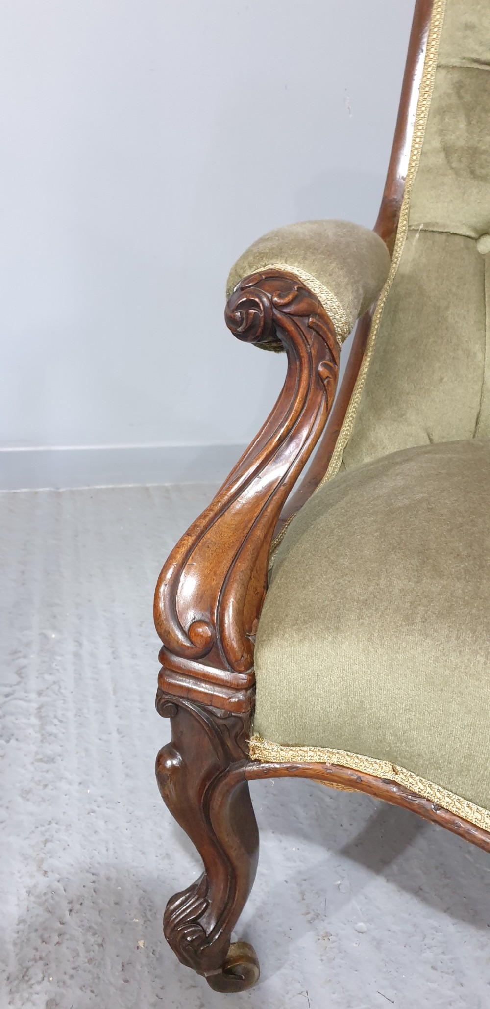 Very Nice Regency Library Armchair View VI