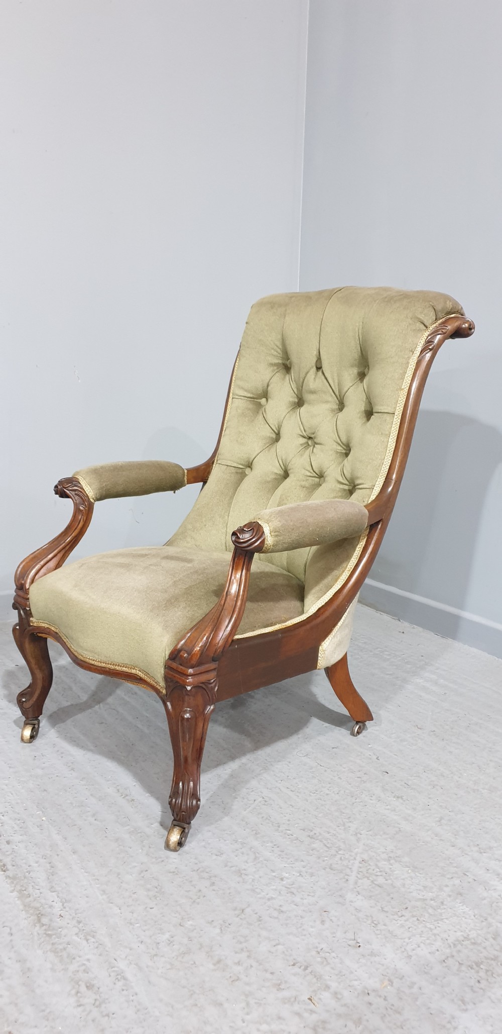 Very Nice Regency Library Armchair View VII