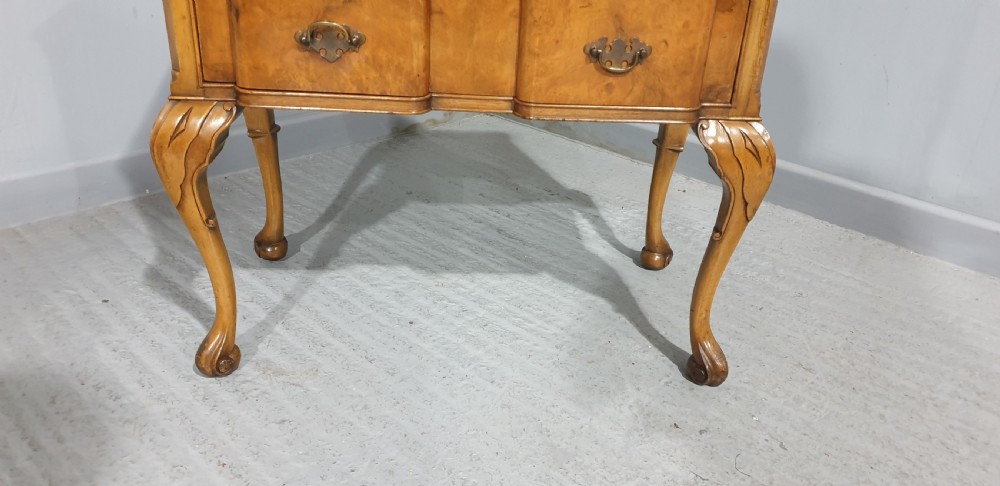 Very Pretty Burr Walnut Low Boy View II