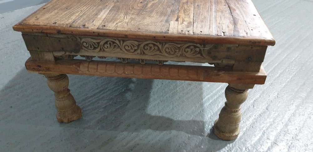 Large  Bleached Elm Coffee Table View VIII