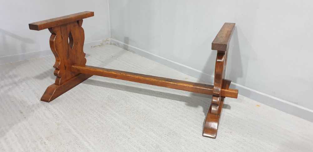 Superb French Oak Refrectory Kitchen Dining Table View II
