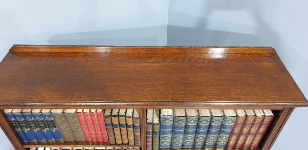Super Oak Open Adjustable Library Bookcase View V