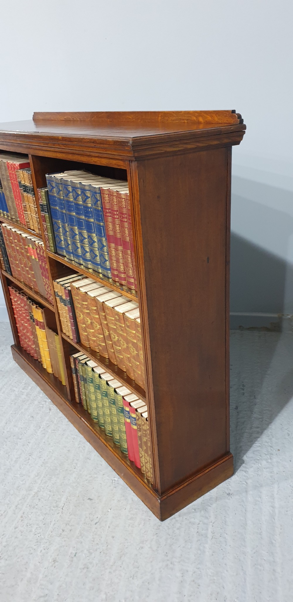 Super Oak Open Adjustable Library Bookcase View VI