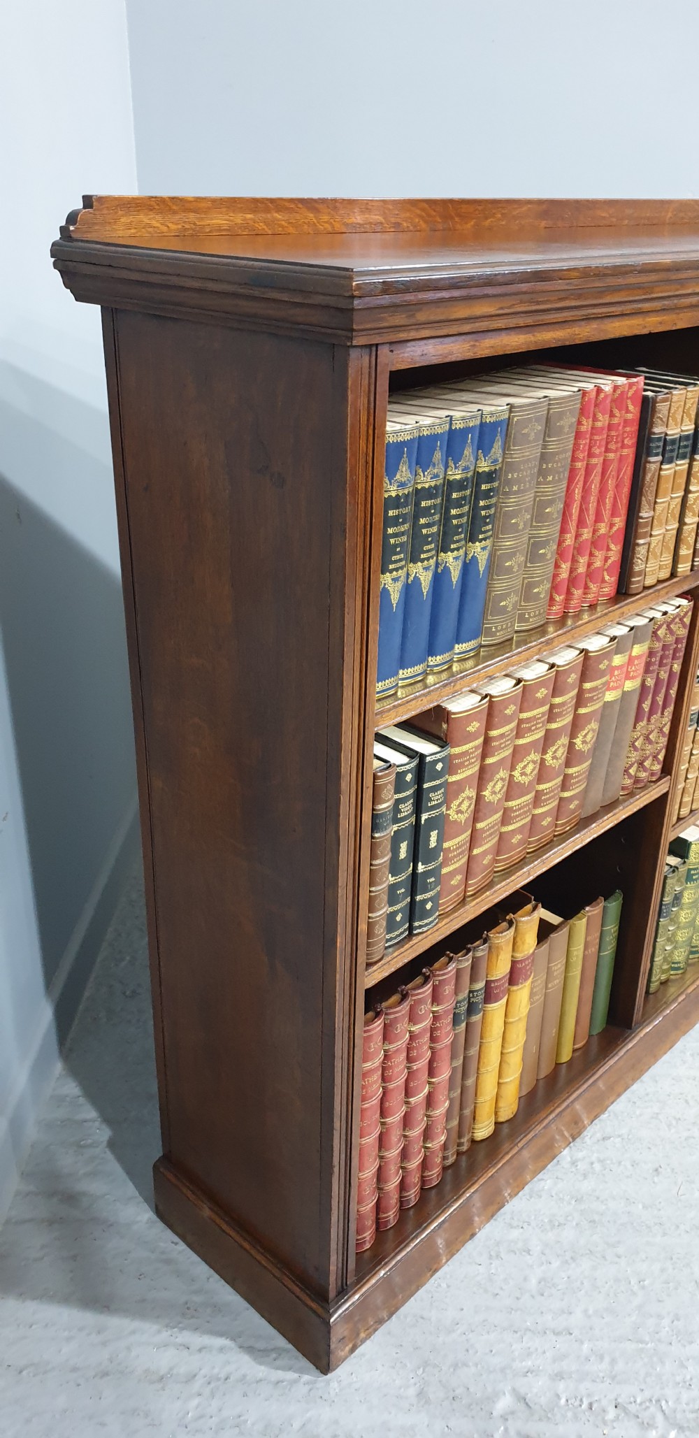Super Oak Open Adjustable Library Bookcase View VII