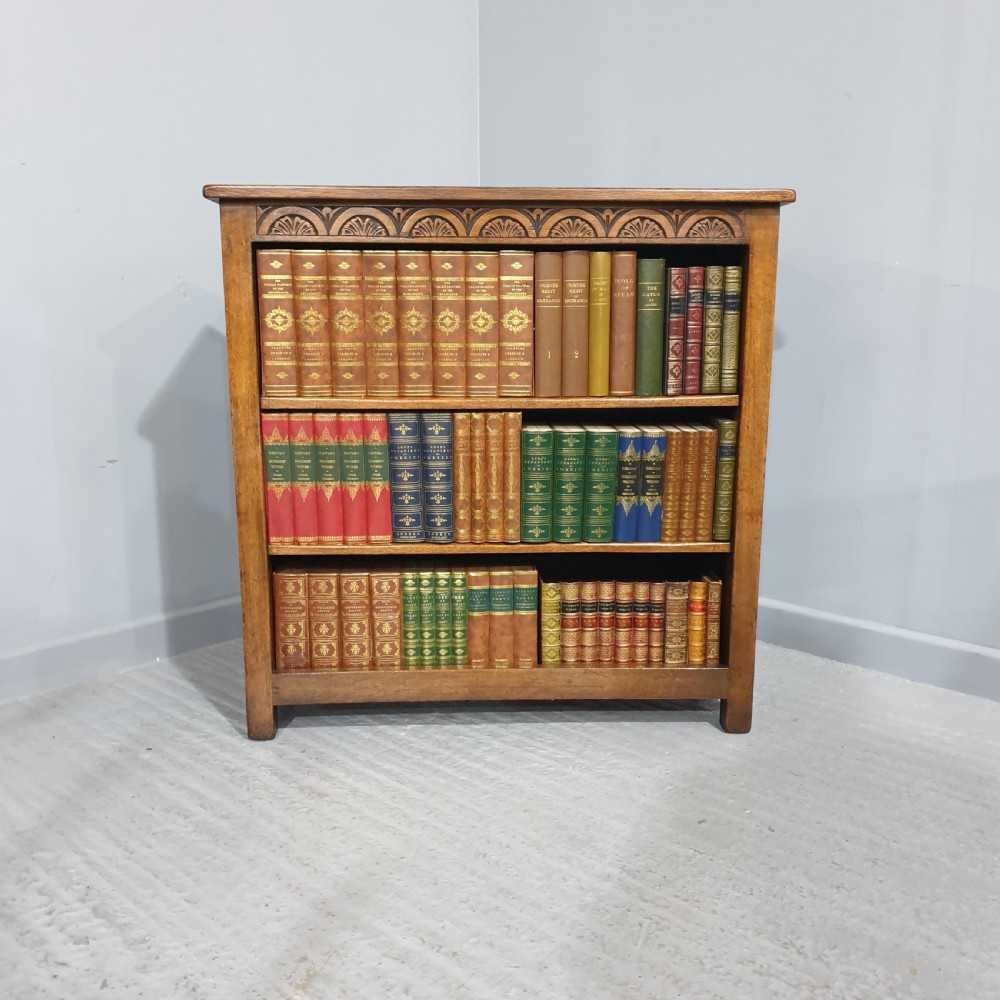 Oak Open Library Bookcase