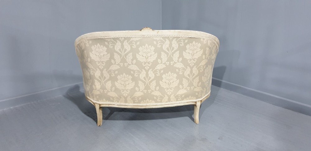 Lovely French Painted Two Seat Sofa View VII
